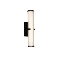 Black LED Tube Wall Light - Searchlight Black LED Tube Wall Light - Searchlight