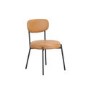 Set of 2 Tan Faux Leather Dining Chairs - Smith