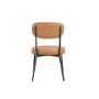 Set of 2 Tan Faux Leather Dining Chairs - Smith