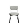 Set of 2 Grey Faux Leather Dining Chairs - Smith