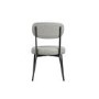 Set of 2 Grey Faux Leather Dining Chairs - Smith