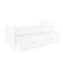 GRADE A1 - Sanders White Captain's Guest Bed with Storage Drawers - Trundle Included