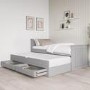 ONLY OPENED - Sanders Grey Captain's Guest Bed with Storage Drawers - Trundle Included