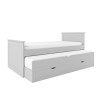 Grey Single Captain's Guest Bed with Storage Drawers and Trundle ...