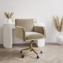 ALMOST PERFECT - Sonny Mink Velvet Office Chair