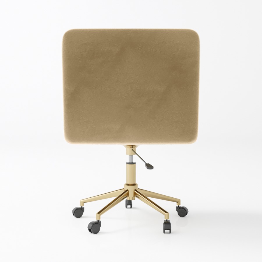 Mink Velvet Tub Office Chair - Sonny