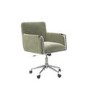 Sage Green Velvet Office Chair - Sonny 