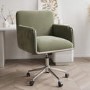 Sage Green Velvet Office Chair - Sonny 