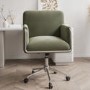 Sage Green Velvet Office Chair - Sonny 
