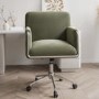 Sage Green Velvet Office Chair - Sonny