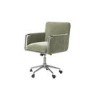 Sage Green Velvet Office Chair - Sonny 