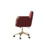 Mulberry Velvet Office Chair - Sonny