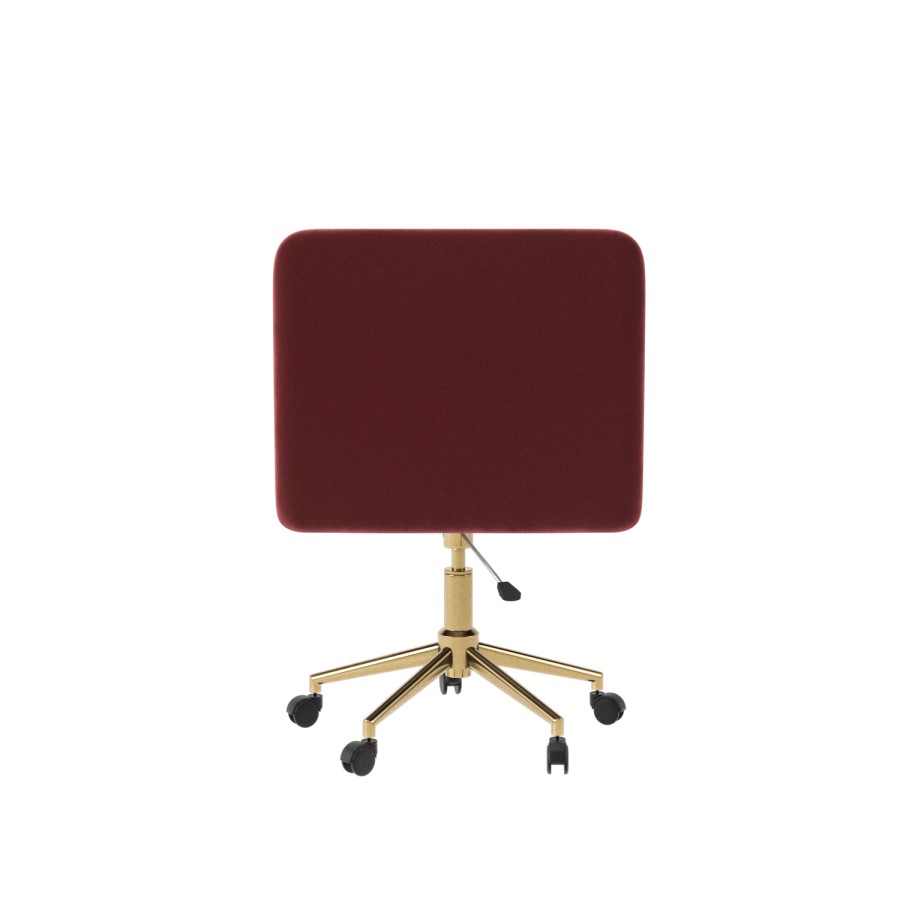 Mulberry Velvet Office Chair - Sonny