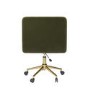 Khaki Velvet Office Swivel Tub Chair - Sonny