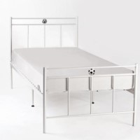 LPD Limited Soccer Single Bed In Silver