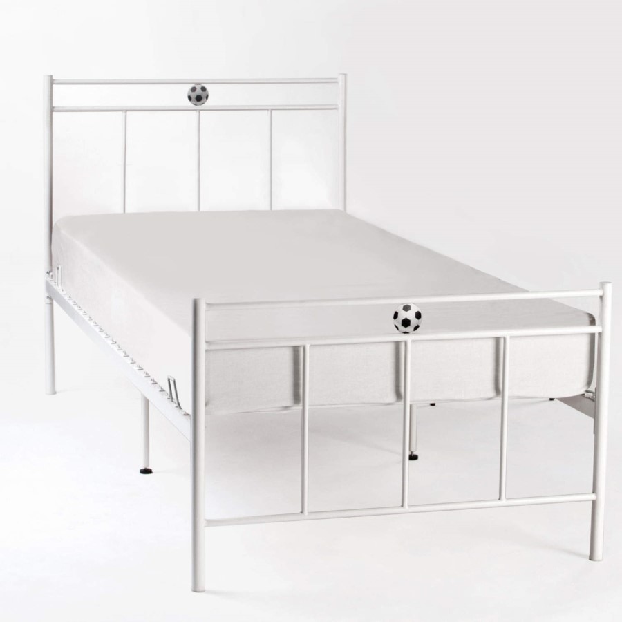 LPD Limited Soccer Single Bed In Silver