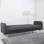 Grey Double Sofa Bed - Seats 3 - Milu