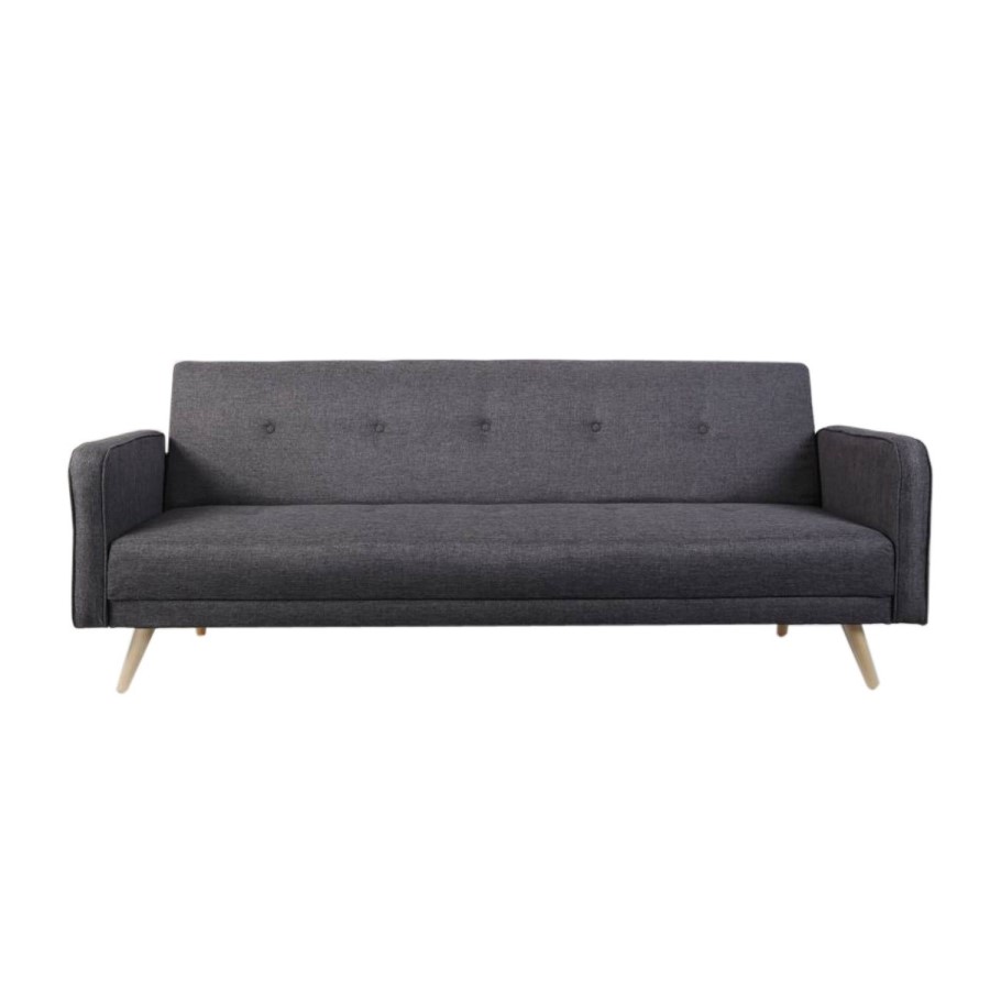 Grey Double Sofa Bed - Seats 3 - Milu
