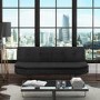 Barker Click Clack 2 Seater Fabric Sofa Bed in Dark Grey