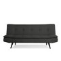 Barker Click Clack 2 Seater Fabric Sofa Bed in Dark Grey