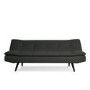 Barker Click Clack 2 Seater Fabric Sofa Bed in Dark Grey