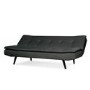 GRADE A2 - Barker Click Clack 2 Seater Fabric Sofa Bed in Dark Grey