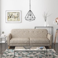 GRADE A1 - Archer 3 Seater Fabric Sofa Bed in Oatmeal