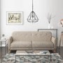 GRADE A1 - Archer 3 Seater Fabric Sofa Bed in Oatmeal