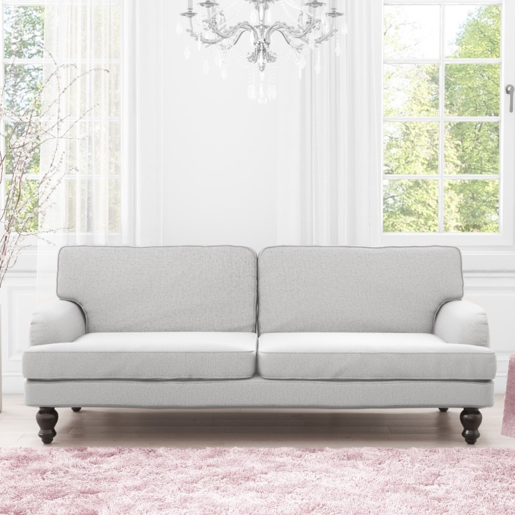 Light Grey Double Sofa Bed- 3 Seater - Amelia