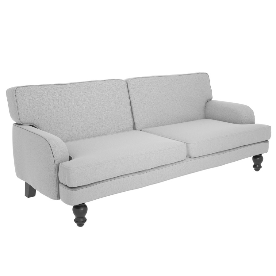 GRADE A1 - Amelia Light Grey 3 Seater Sofa Bed