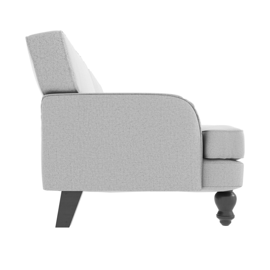 GRADE A1 - Amelia Light Grey 3 Seater Sofa Bed
