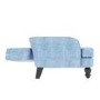 Light Blue Double Sofa Bed- 3 Seater - Amelia