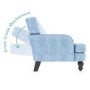 Light Blue Double Sofa Bed- 3 Seater - Amelia