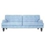 Light Blue Double Sofa Bed- 3 Seater - Amelia