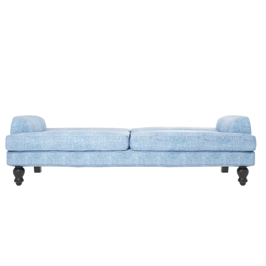 Light Blue Double Sofa Bed- 3 Seater - Amelia