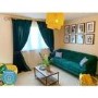 GRADE A2 - Inez Chesterfield Sofa in Dark Green Velvet - Seats 3