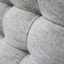 GRADE A1 - Grey Fabric Sofa Seats 3 with Bolster Cushions - Elba