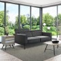 Lamarr Sofa in Dark Grey with Adjustable Headrests  - Seats 2