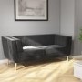 Hepburn Grey Velvet 2 Seater Sofa