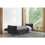 Marthe 3 Seater Sofa Bed in Charcoal Grey Fabric