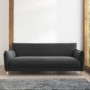 Marthe 3 Seater Sofa Bed in Charcoal Grey Fabric