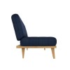 Nova Slate Blue Multifunctional Sofa Bed with Click-Clack Mechanism