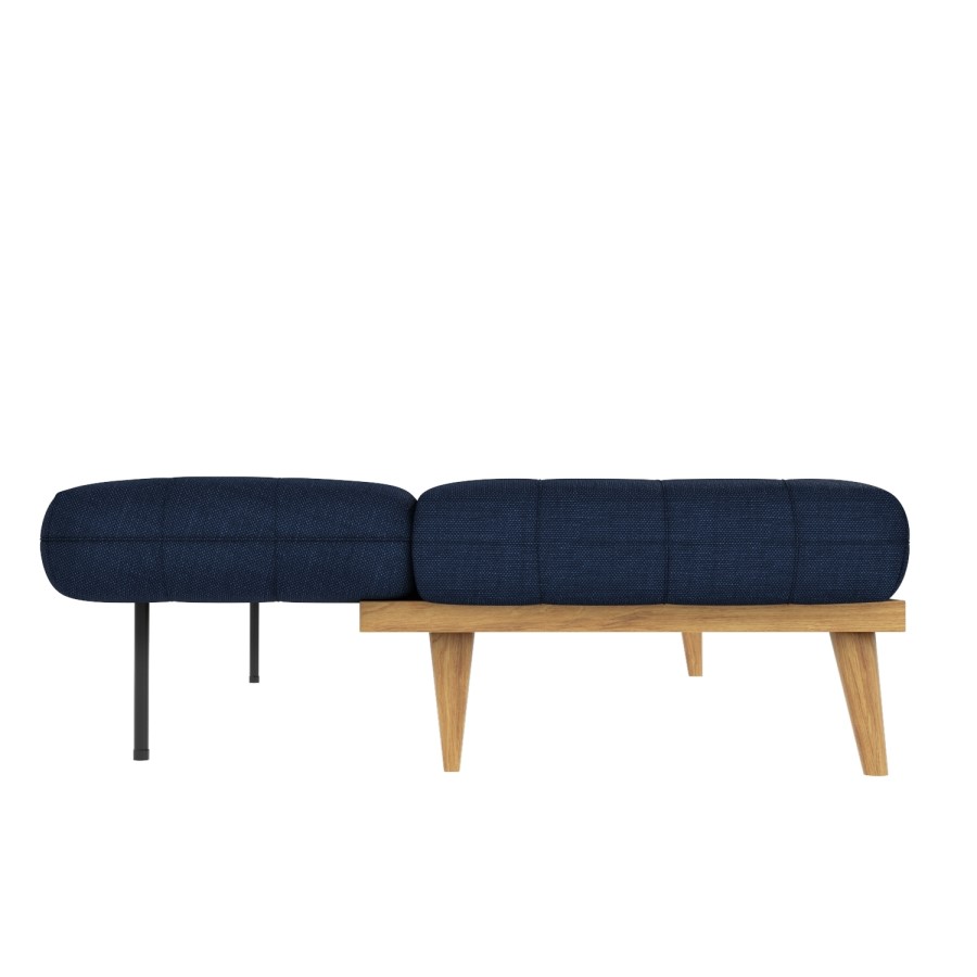 Nova Slate Blue Multifunctional Sofa Bed with Click-Clack Mechanism