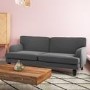 Dark Grey Double Sofa Bed- 3 Seater - Amelia