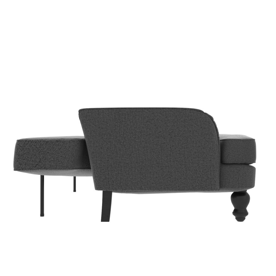 GRADE A1 - Amelia 3 Seater Sofa Bed in Charcoal Grey