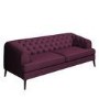Inez Purple Chesterfield Sofa - 3 Seater