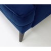 GRADE A2 - Inez Blue Velvet Chesterfield Sofa - Seats 3