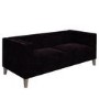 Bailey Velvet 3 Seater Sofa in Dark Aubergine