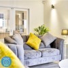 GRADE A2 - Grey Velvet 3 Seater Sofa with Cushions - Lotti