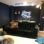 Green Velvet 2 Seater Mid Century Quilted Sofa - Elba